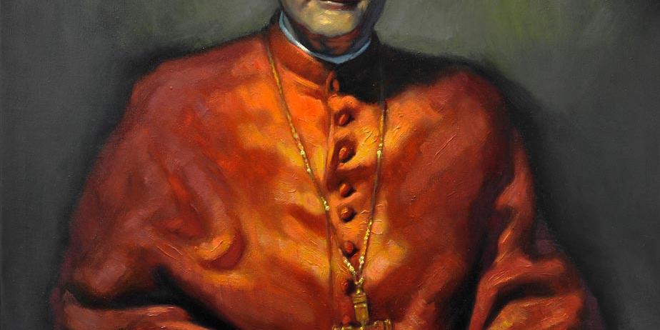 Portrait von Kardinal Woelki in der Sakristei des Kölner Doms