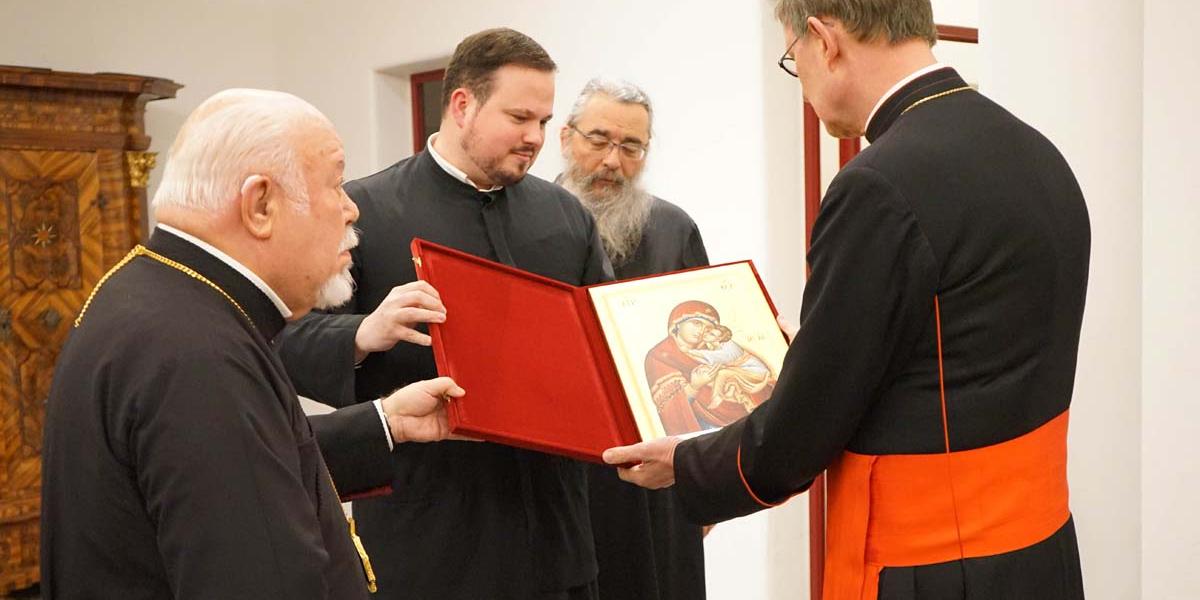 Metropolit Augoustinos besucht Kardinal Woelki
