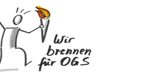 Wir brennen für OGS: Fackellauf in Bonn