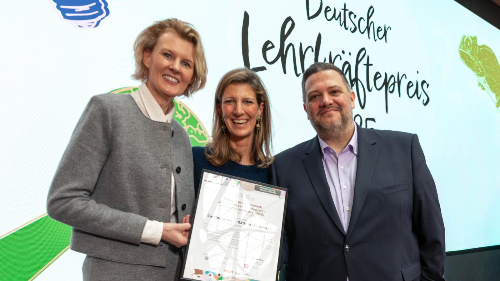 Foto von der Verleihung des Deutschen Lehrkräftepreises in Berlin