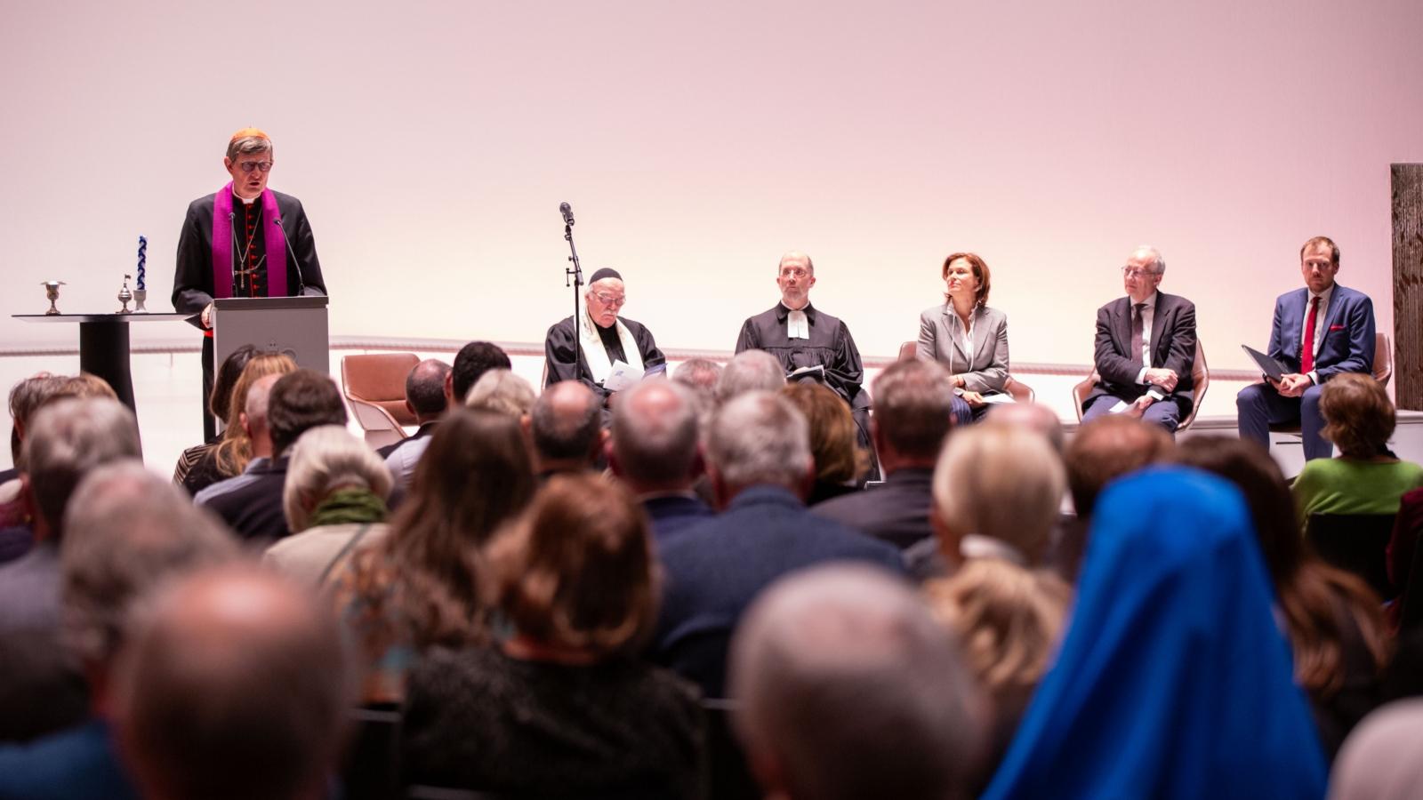 Kardinal Woelki bei seinem Grußwort