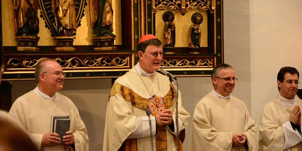 Kardinal Woelki und der neue Hausvorstand des Theologenkonvikts