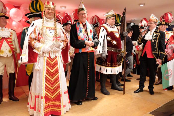 Bei Antrittsbesuch Des Dreigestirns Kardinal Woelki Ersetzt Prinz