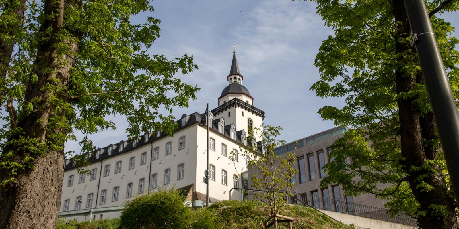 Die Abteikirche auf dem Michaelsberg in Siegburg