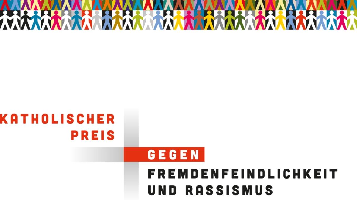 Plakat zur Ausschreibung: Katholischer Preis gegen Fremdenfeindlichkeit und Rassismus 2025