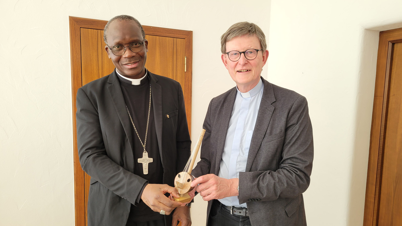 Erzbischof Roger Houngbédji OP aus Benin besucht Kardinal Woelki in Köln