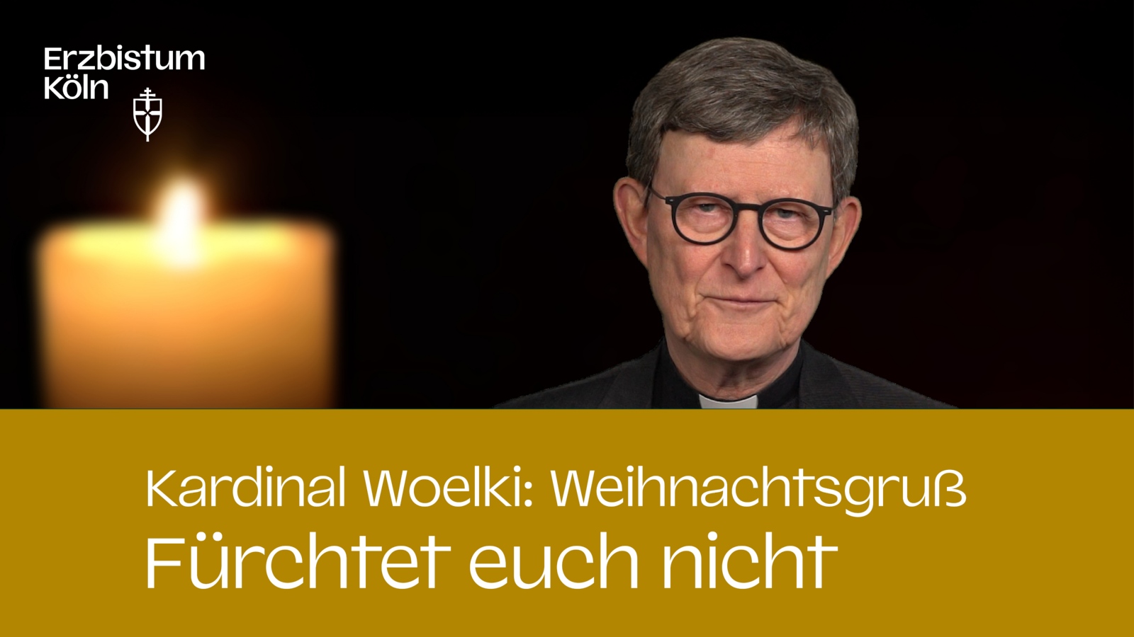 Kardinal Woelki: Weihnachtsgruß 2024 (Video)