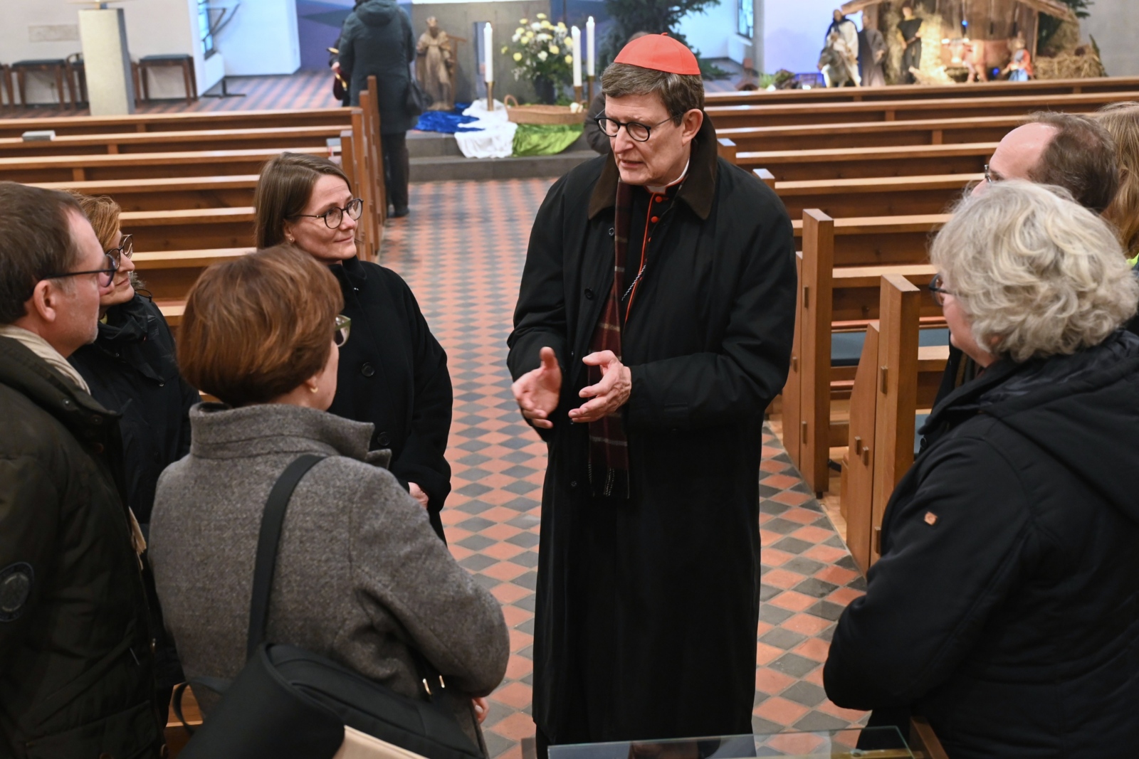 Im Anschluss an den Gottesdienst war noch Zeit für Gespräche.