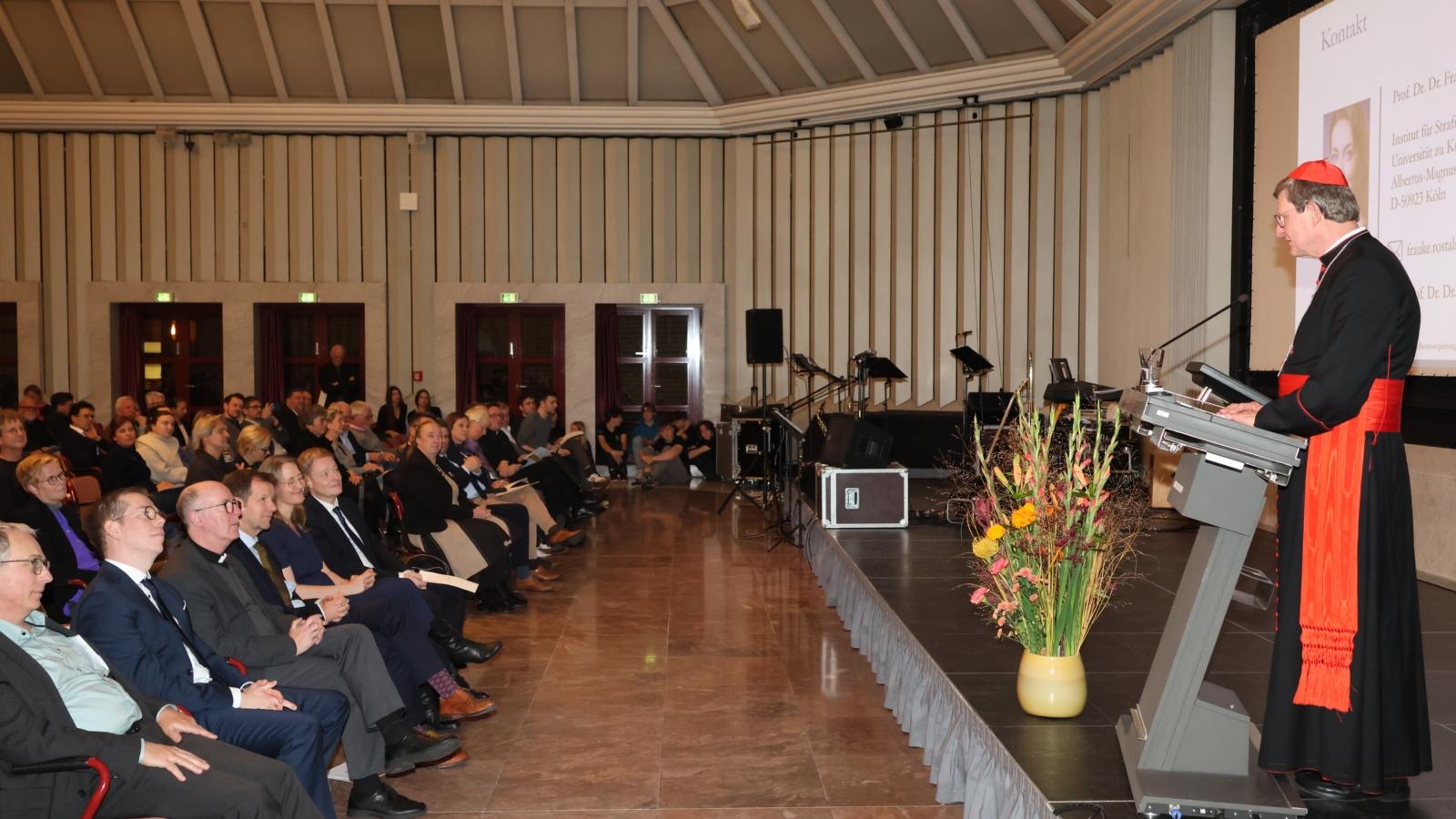 Mit Kardinal Woelki, Prof. Frauke Rostalski und Thomas Pitsch, 3.11.25