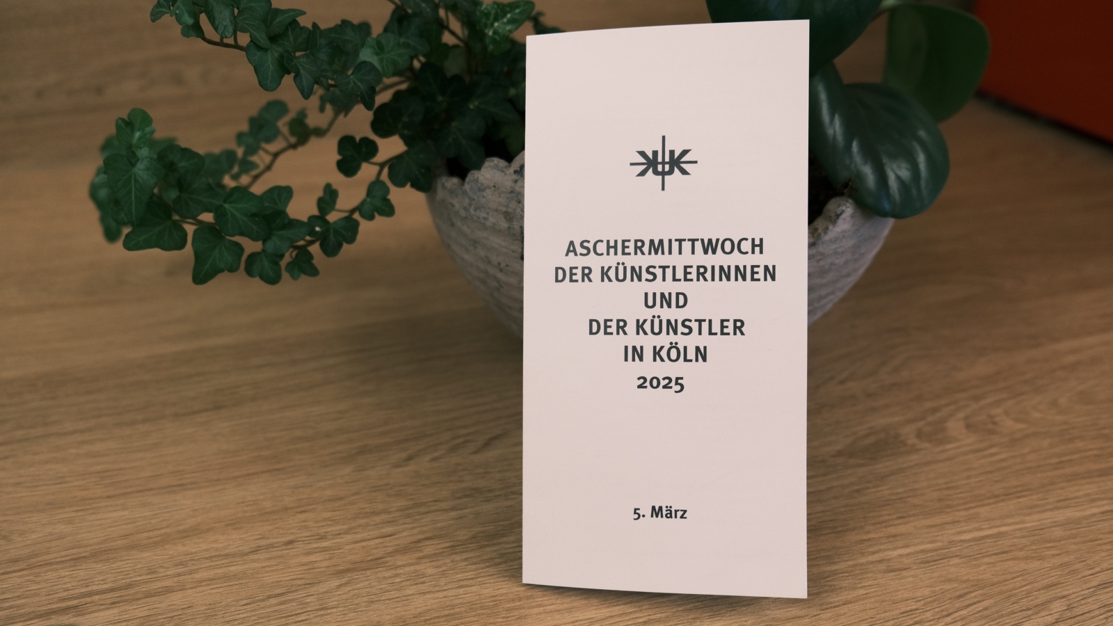 Einladungsflyer Aschermittwoch der Künstlerinnen und Künstler