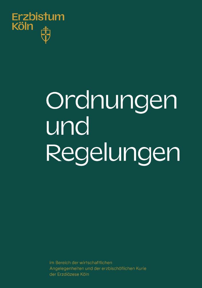 Ordnung Kirchensteuer- und Wirtschaftsrat - Cover