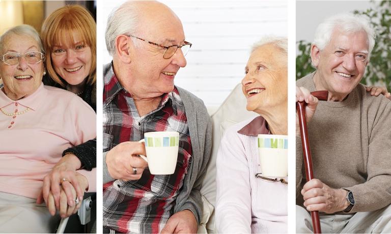 Collage zur Altenhilfe