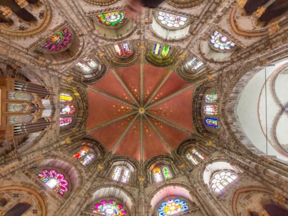 Sankt Gereon Blick in das Dach